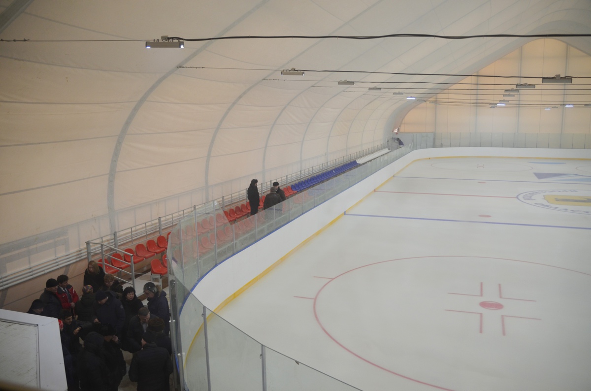 Ледовый комплекс в поселке Некрасовское готовится к открытию