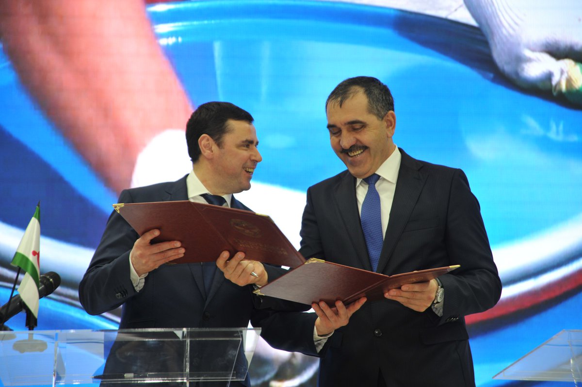 Подписано соглашение о сотрудничестве между правительством Ярославской области и Республикой Ингушетией