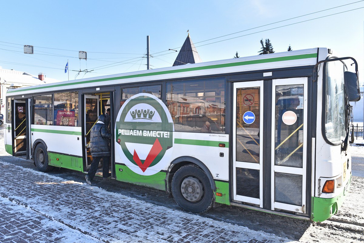 В день выборов президента в Ярославле общественный транспорт будет работать бесплатно
