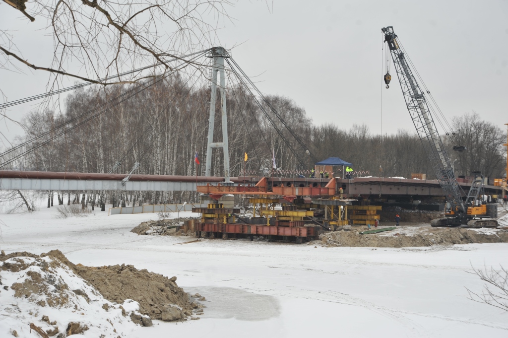 Министр транспорта России оценил ход строительства нового моста в Ярославле: фоторепортаж