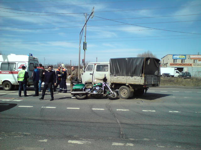 В Ярославской области в ДТП пострадал мотоциклист