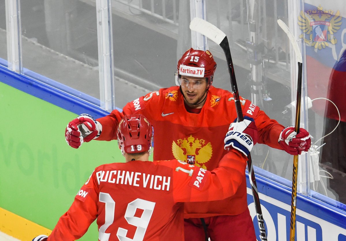 Ярославец Артем Анисимов забросил свою первую шайбу на чемпионате мира по хоккею