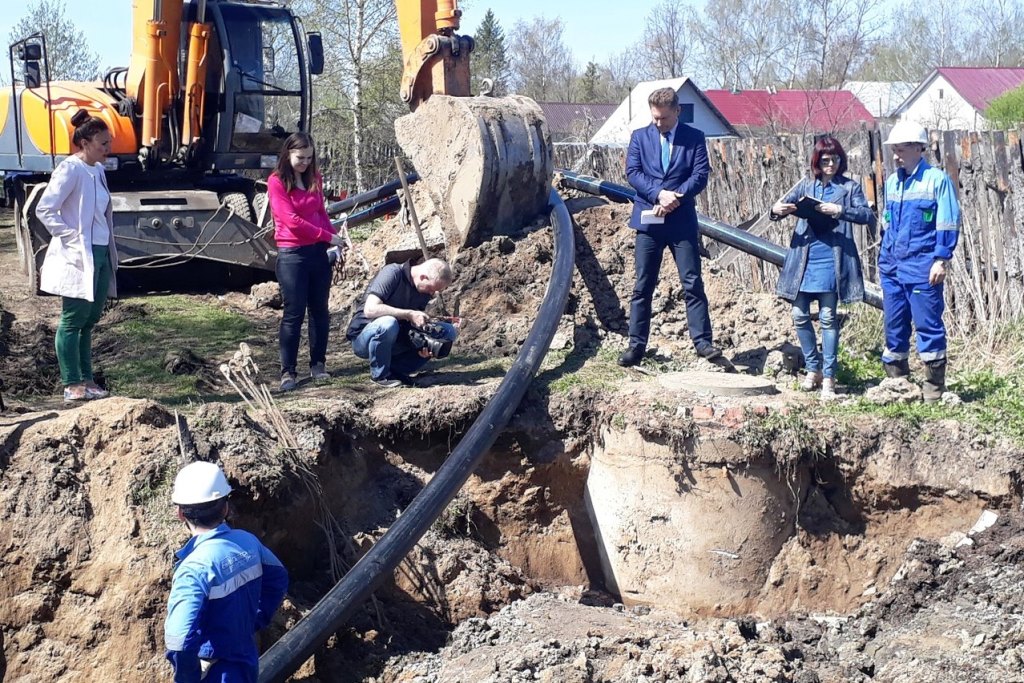 Северный водоканал ремонтирует водопровод в Рыбинске бестраншейным способом