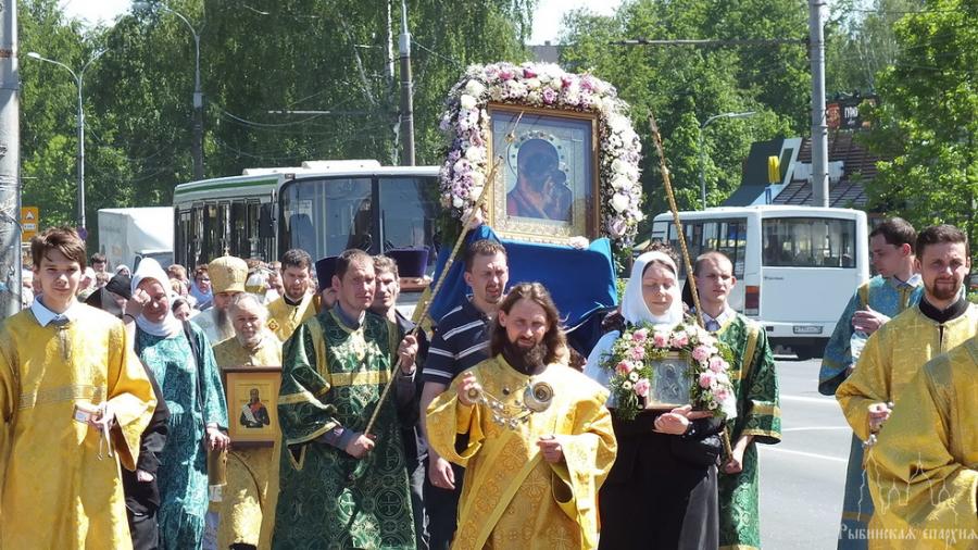 В Рыбинске из-за крестного хода перекроют часть дорог