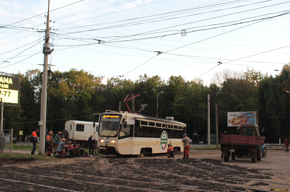 В Ярославле завершился ремонт трамвайного переезда