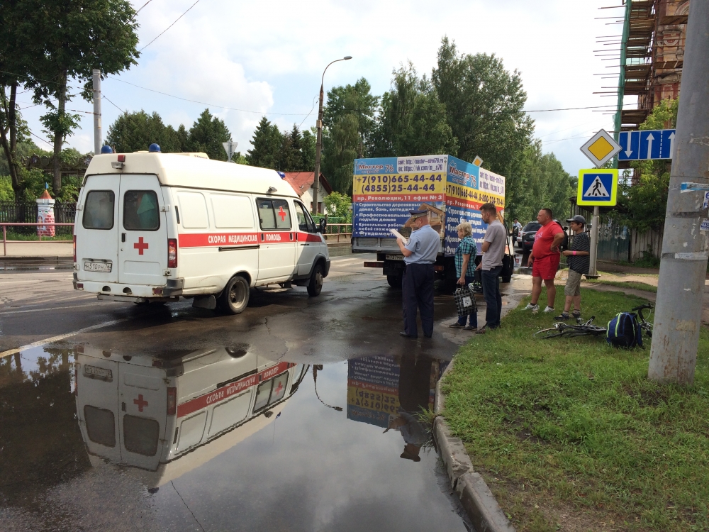В Рыбинске водитель «Газели» сбил велосипедиста