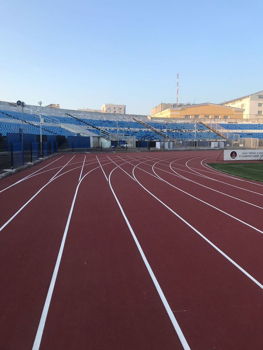 На стадионе «Шинник» завершена реконструкция легкоатлетического ядра: фото