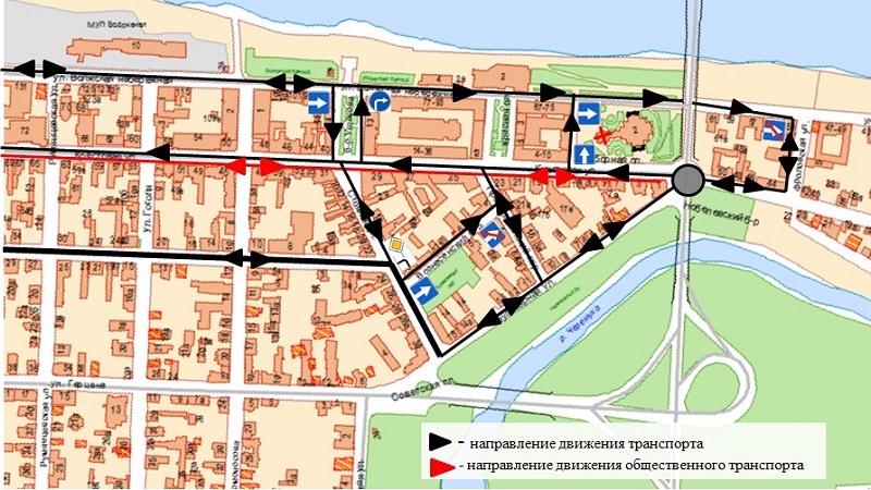 В Рыбинске может измениться схема движения в центре города