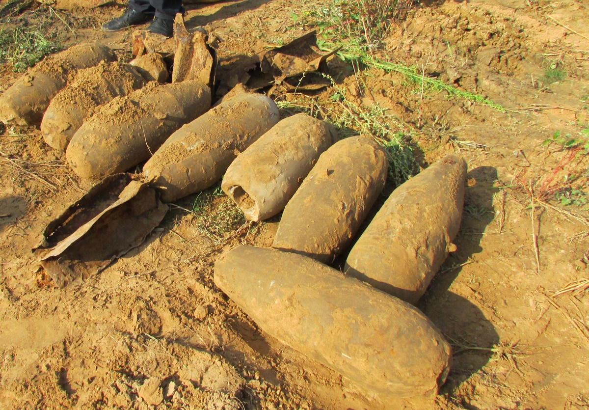 В Ярославле во время земляных работ нашли 12 снарядов: фото