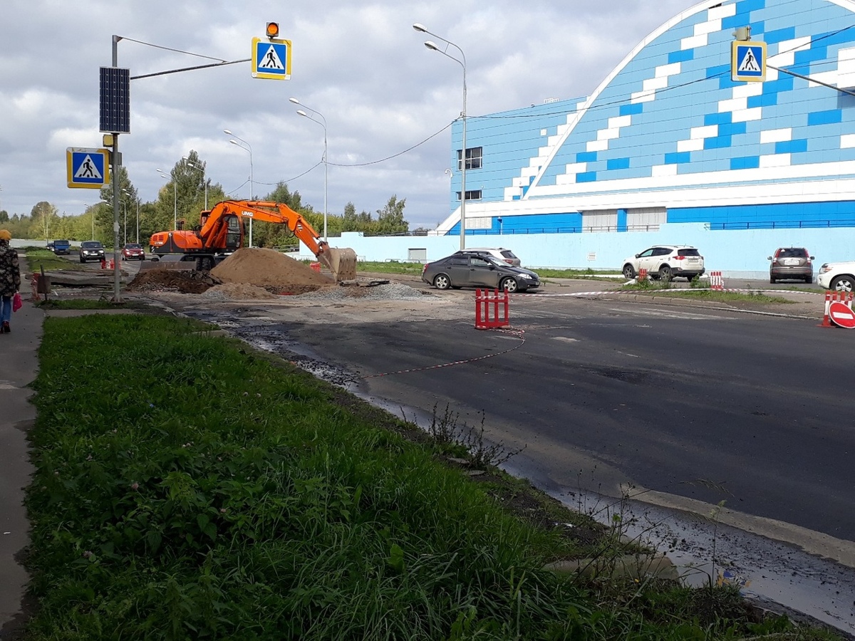 В Рыбинске закрыли дорогу у «Полета»