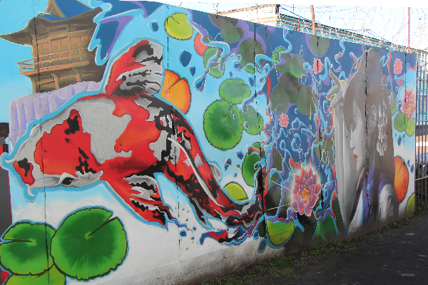 В рыбинской колонии осужденные соревновались в искусстве граффити: фото