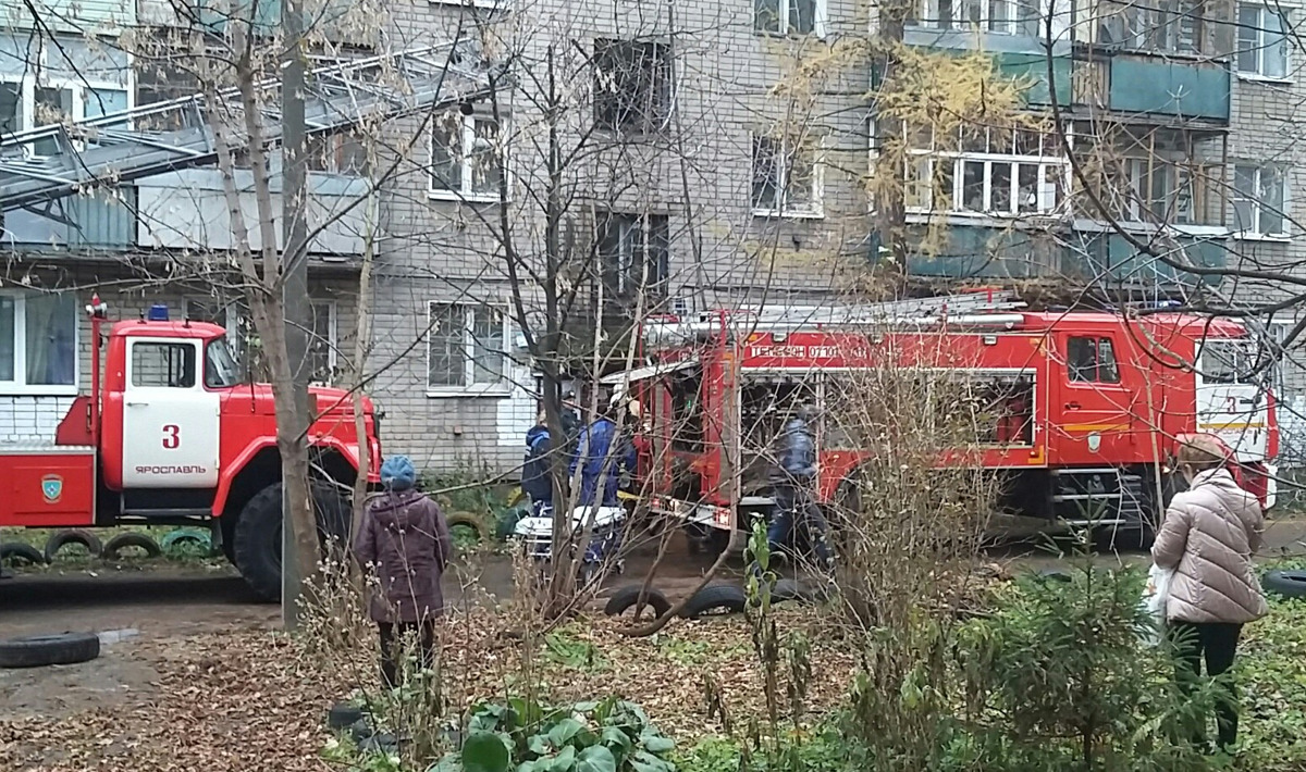 В Ярославле в пожаре пострадали двое пенсионеров