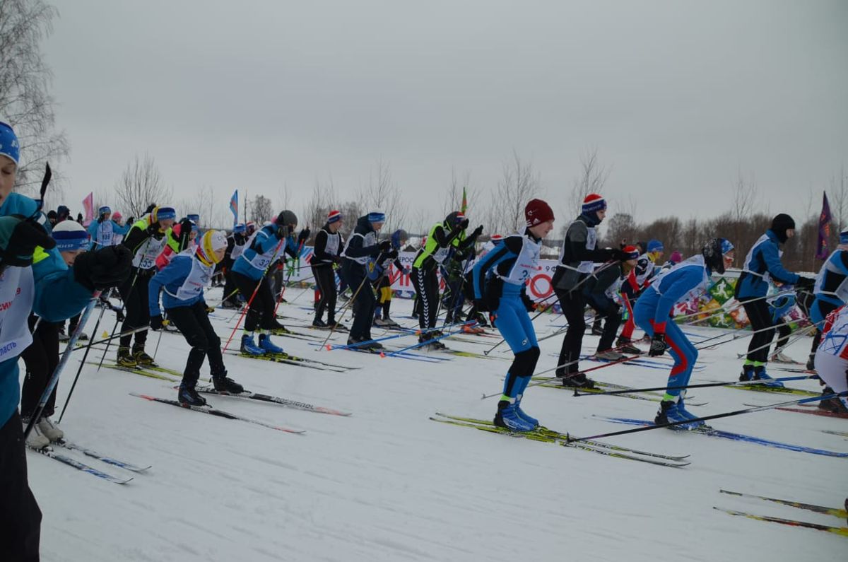 Более 1200 человек приняли участие в массовой гонке «Лыжня России» в «Подолино»