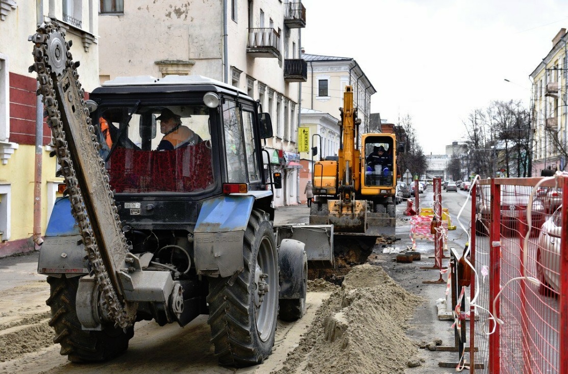 В Ярославле рабочие перекопали улицу Республиканскую: причина