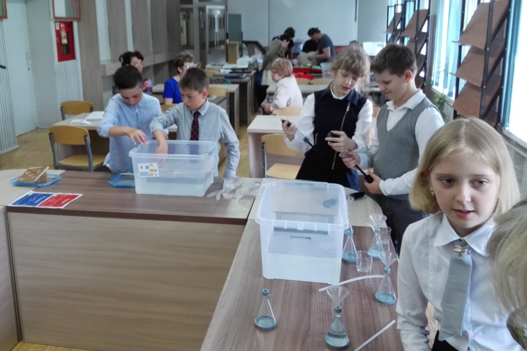 В проектной научно-технической лаборатории Переславской гимназии прошли первые занятия