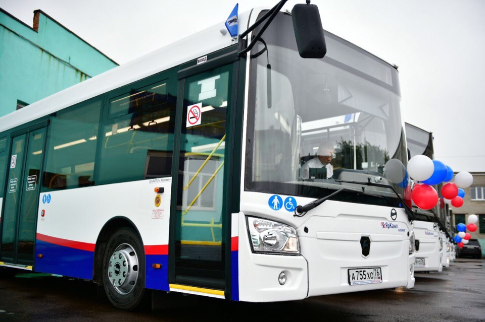В Ярославль привезли 10 новых автобусов