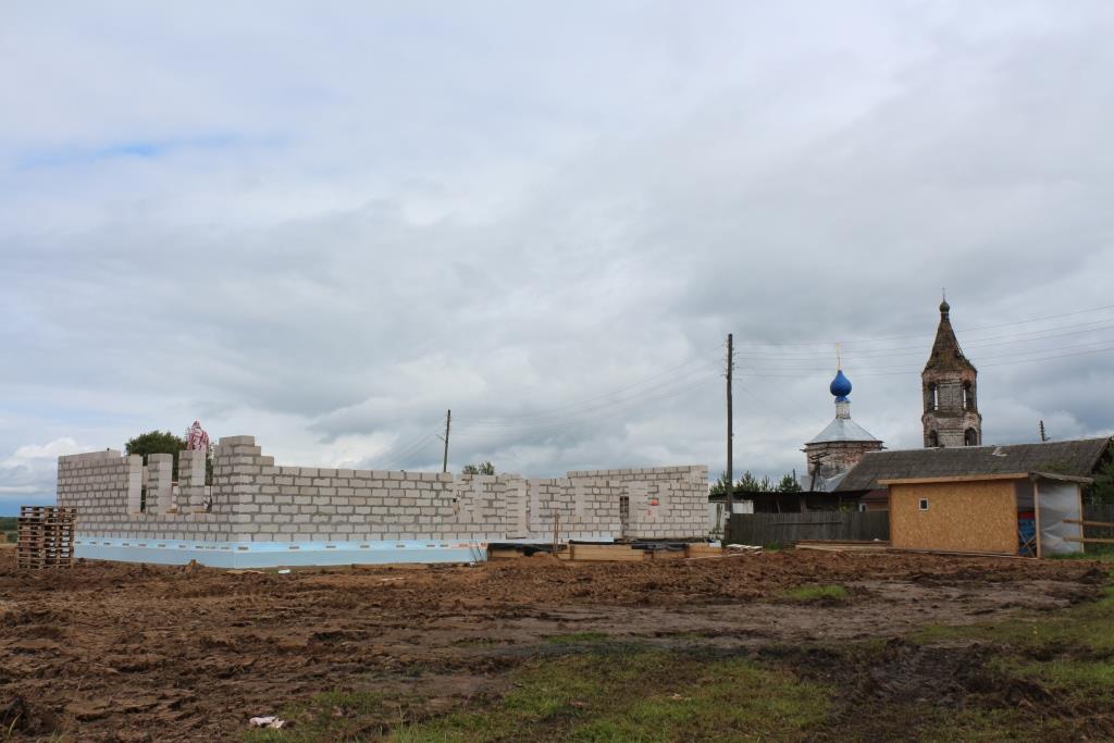 В селе Некрасовского района строят новый Дом культуры