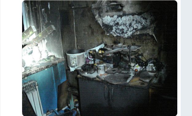 В Ярославской области на пожаре пострадала пенсионерка