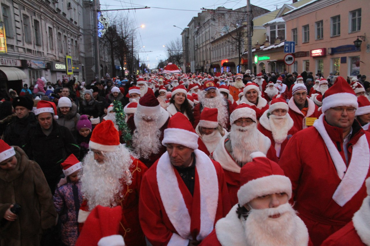 Фейерверк и парад новогодних авто: появилась полная программа «НаШествия Дедов Морозов» в Рыбинске
