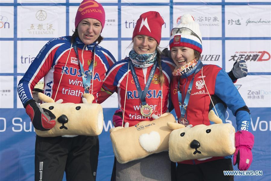 Ярославская спортсменка стала серебряным призером первого этапа Кубка мира по зимнему триатлону