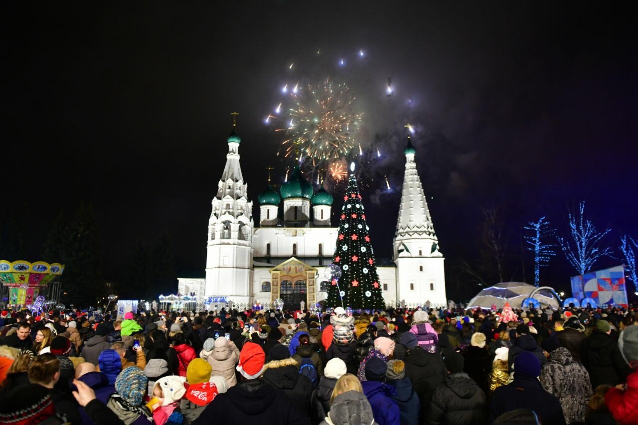 В Ярославле подсчитали, сколько жителей и гостей города поучаствовали в новогодних гуляньях