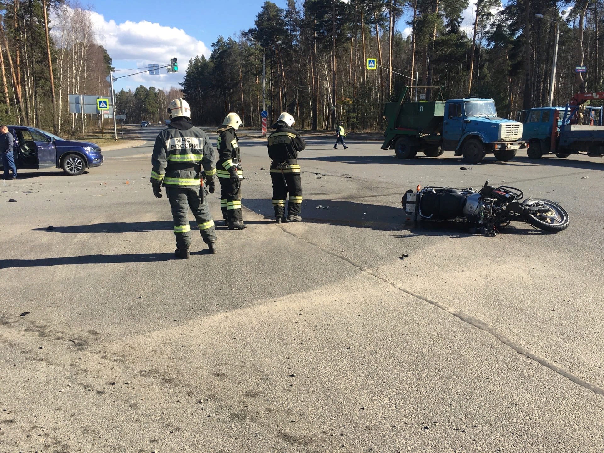 В Ярославской области за день произошло два ДТП с мотоциклами: есть пострадавшие