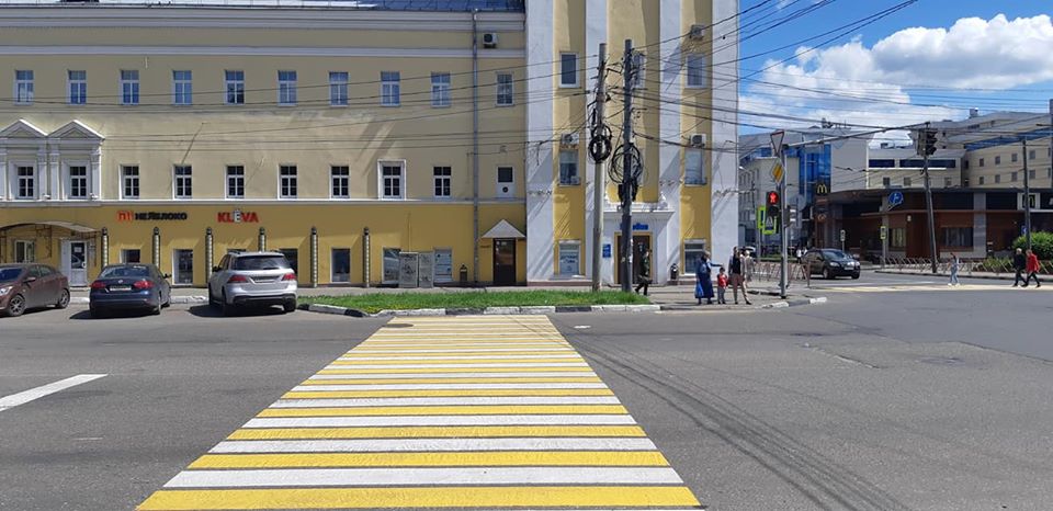 В Ярославле к удивившей пешеходов «зебре» мэрия сделает подходы