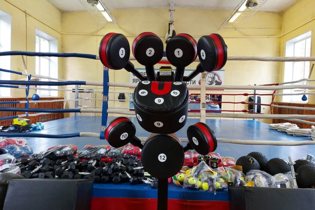 Спортинвентарь на сумму более миллиона рублей передали боксерским залам Ярославской области