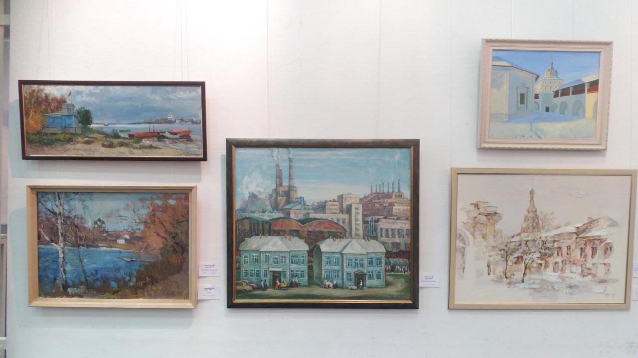 Более 140 картин к юбилею Ярославля представлено на выставке «АРТ 1010»
