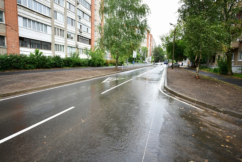 В Ярославле завершился ремонт улицы Рыкачева