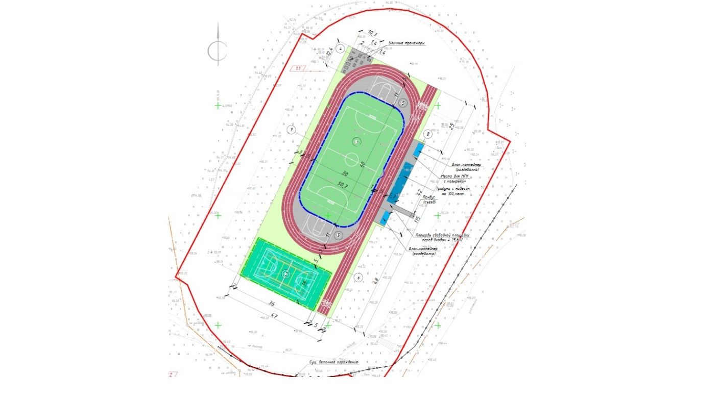 В Рыбинске построят новый спортивный комплекс на стадионе «Восход»
