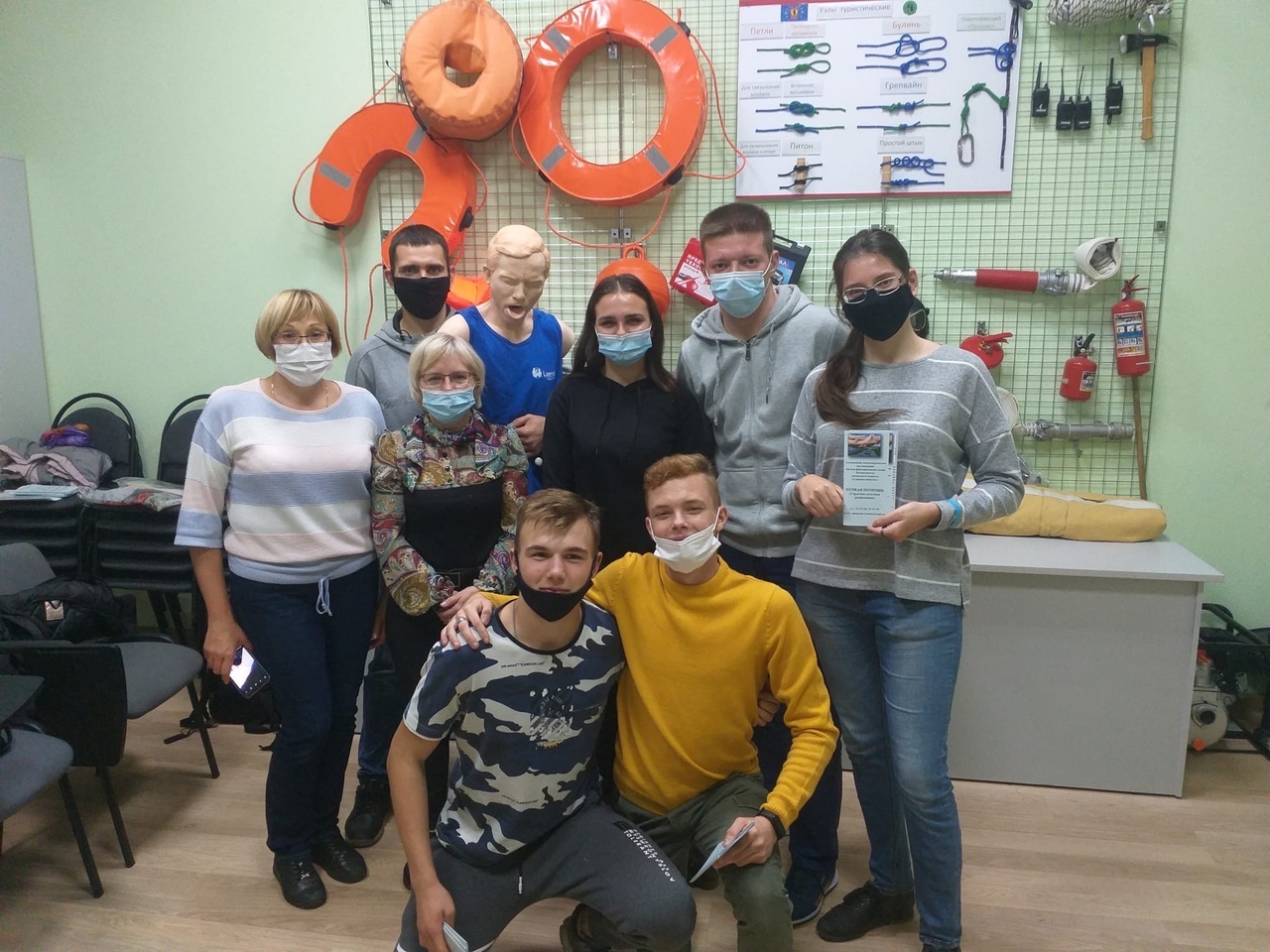 ​Волонтеров в Ярославле учат оказывать помощь в чрезвычайных ситуациях