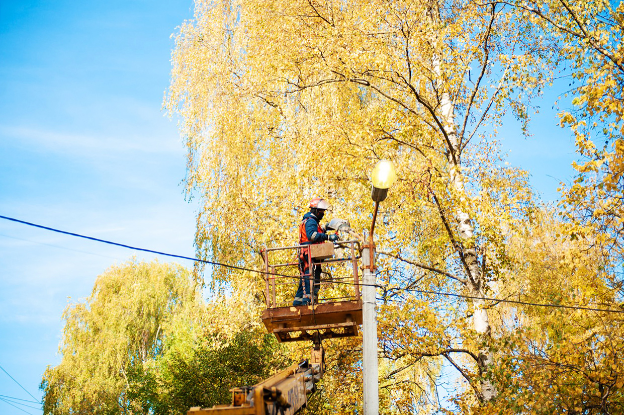 Специалисты Ярэнерго получили благодарность за обслуживание уличного освещения в Некрасовском районе