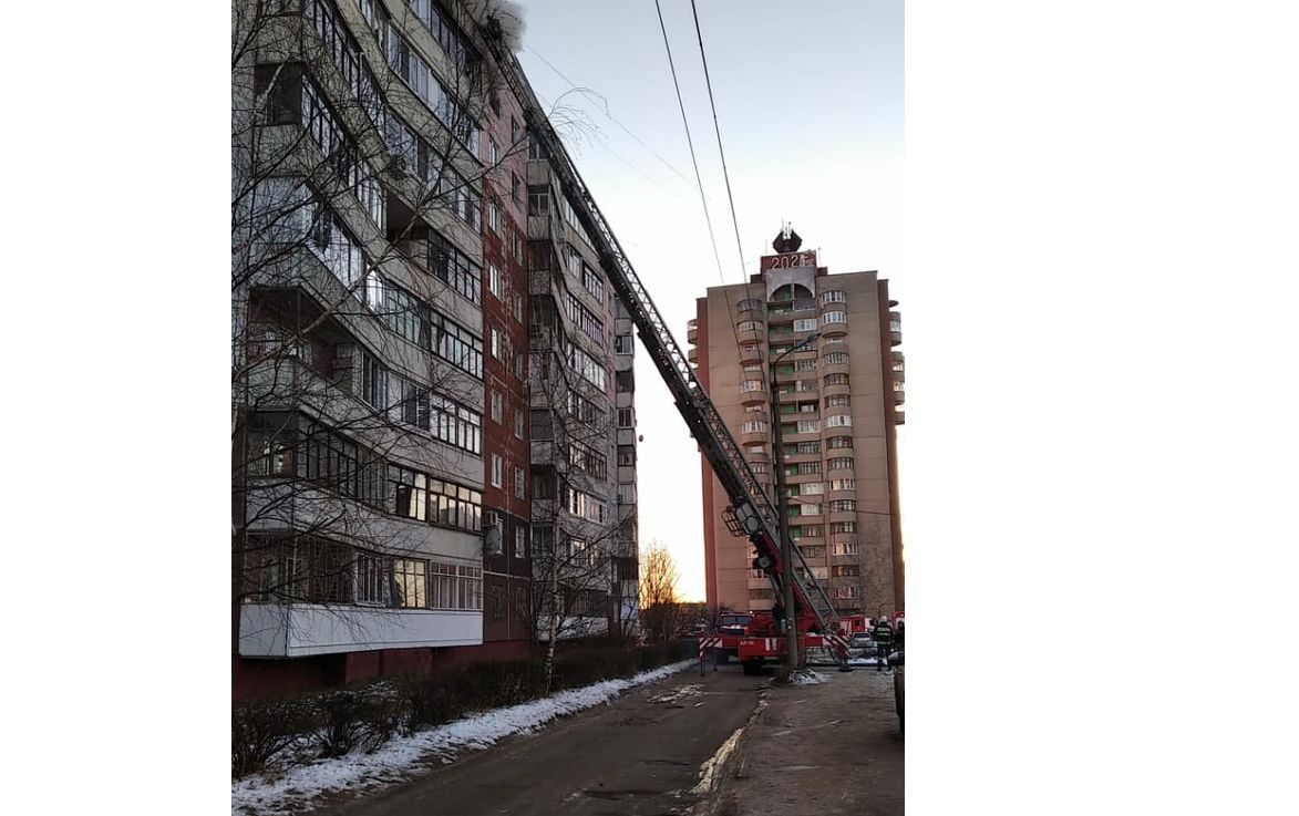 При пожаре в Заволжском районе Ярославля погиб мужчина