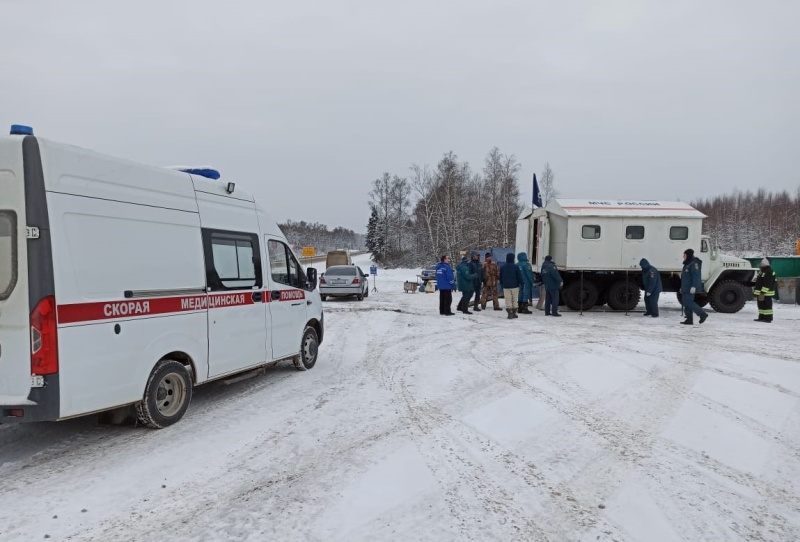 В Ярославской области на трассе М-8 организовали мобильный пункт обогрева