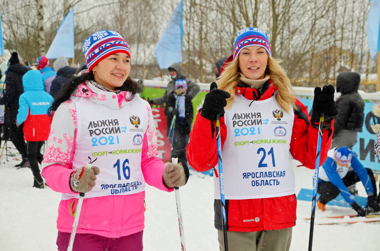 Более семисот ярославцев приняли участие во всероссийской массовой гонке «Лыжня России»
