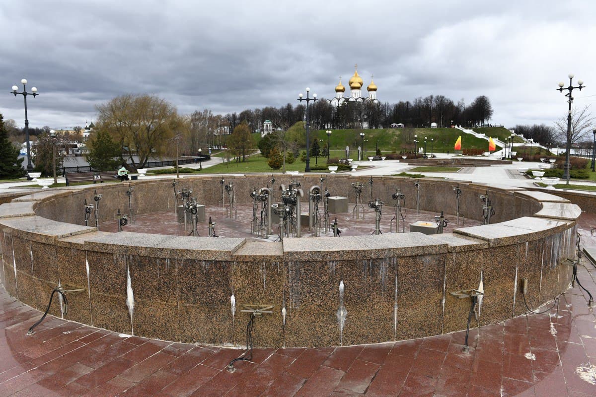 Сезон фонтанов в Ярославле откроется в начале мая