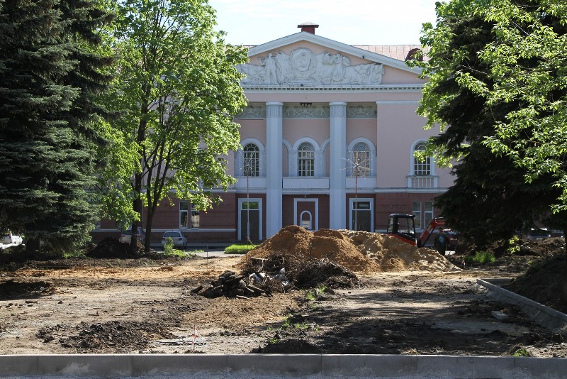 В Рыбинске закончат благоустройство Комсомольской площади в конце июля