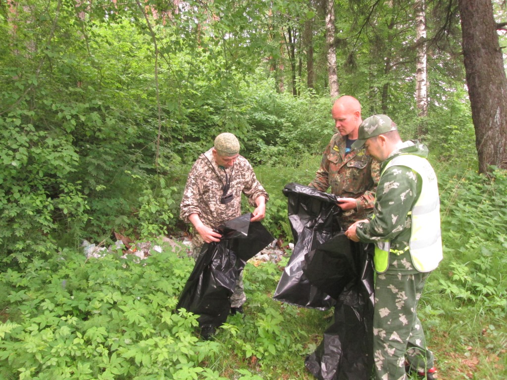 ​Более 50 кубометров бытовых отходов собрали участники акции «Очистим лес от мусора» в Ярославской области