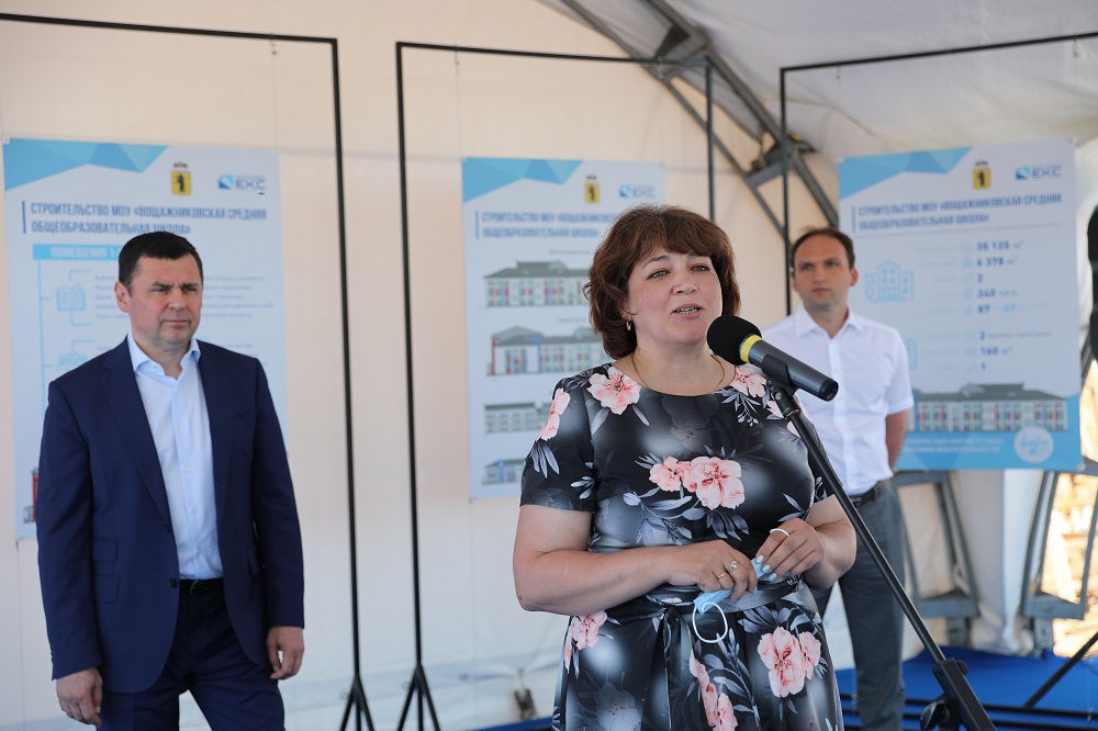 Дмитрий Миронов дал старт строительству новой школы в Борисоглебском районе