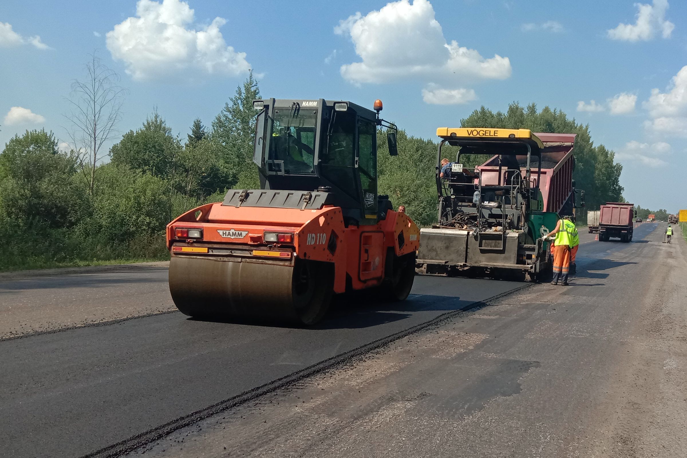 На трассе Ярославль – Рыбинск идет комплексный ремонт дороги