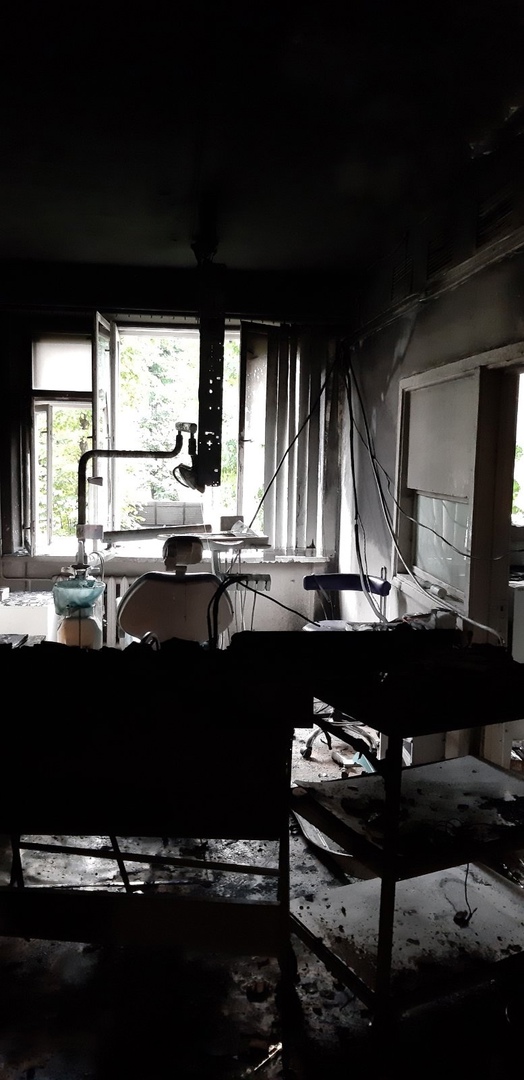 В Ярославле в ночь на четверг горело здание областной стоматологии