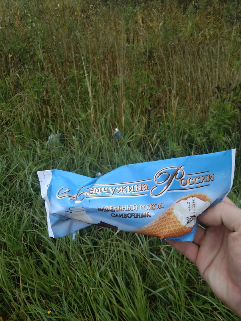 Дорога в Ярославской области усыпана упаковками от мороженого: после сообщений в соцсетях начали проверку