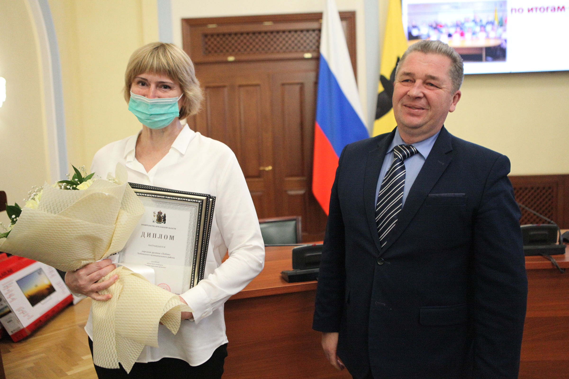 Лучшим народным дружинникам Ярославской области вручили награды