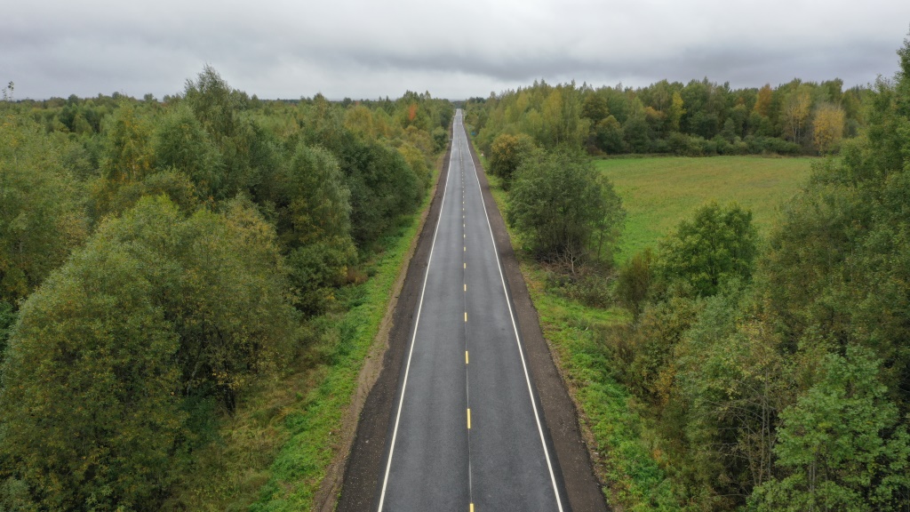 Отремонтирована дорога к селу Ширинье в Ярославском районе