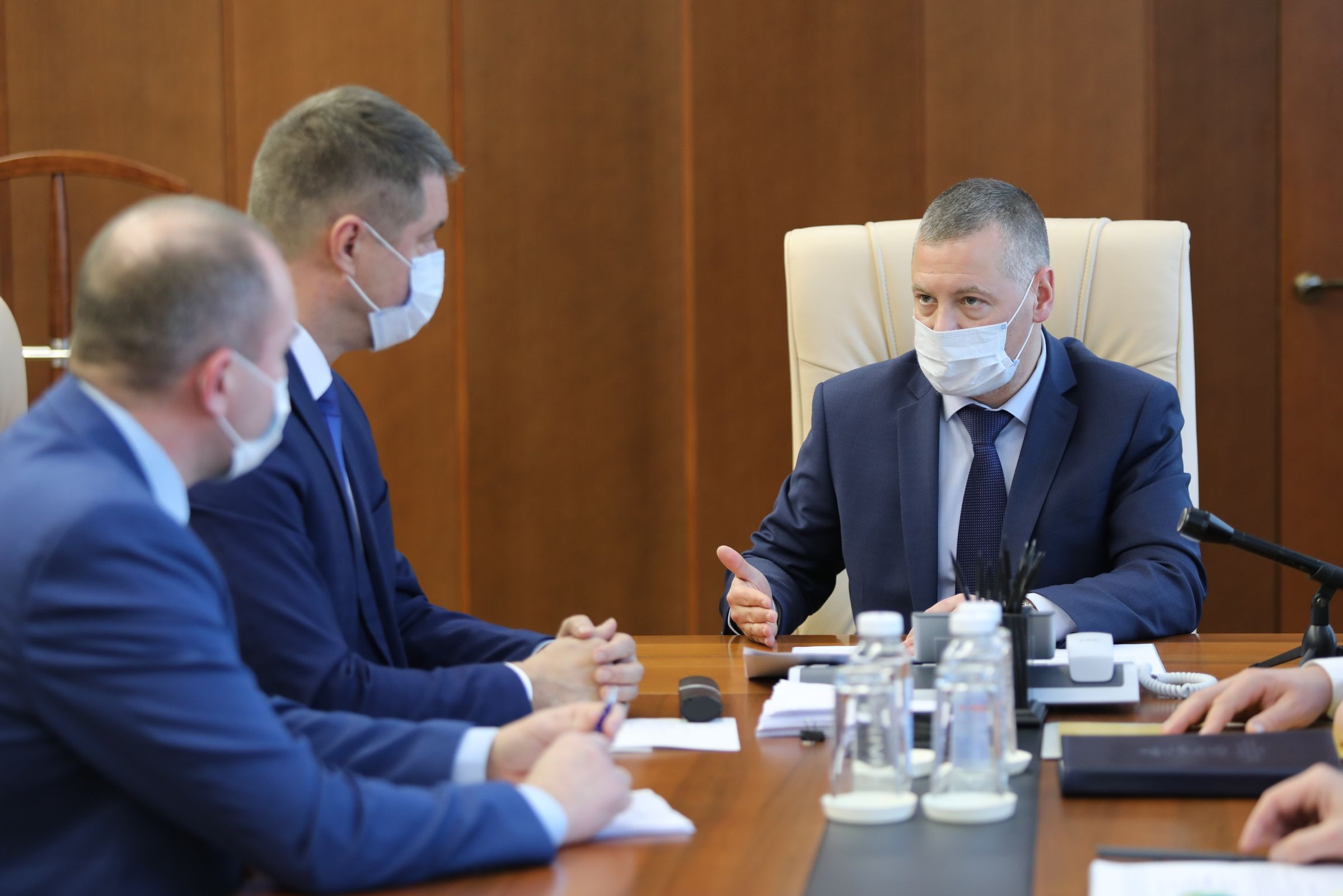 Михаил Евраев обсудил с руководством Рыбинска вопросы городского хозяйства