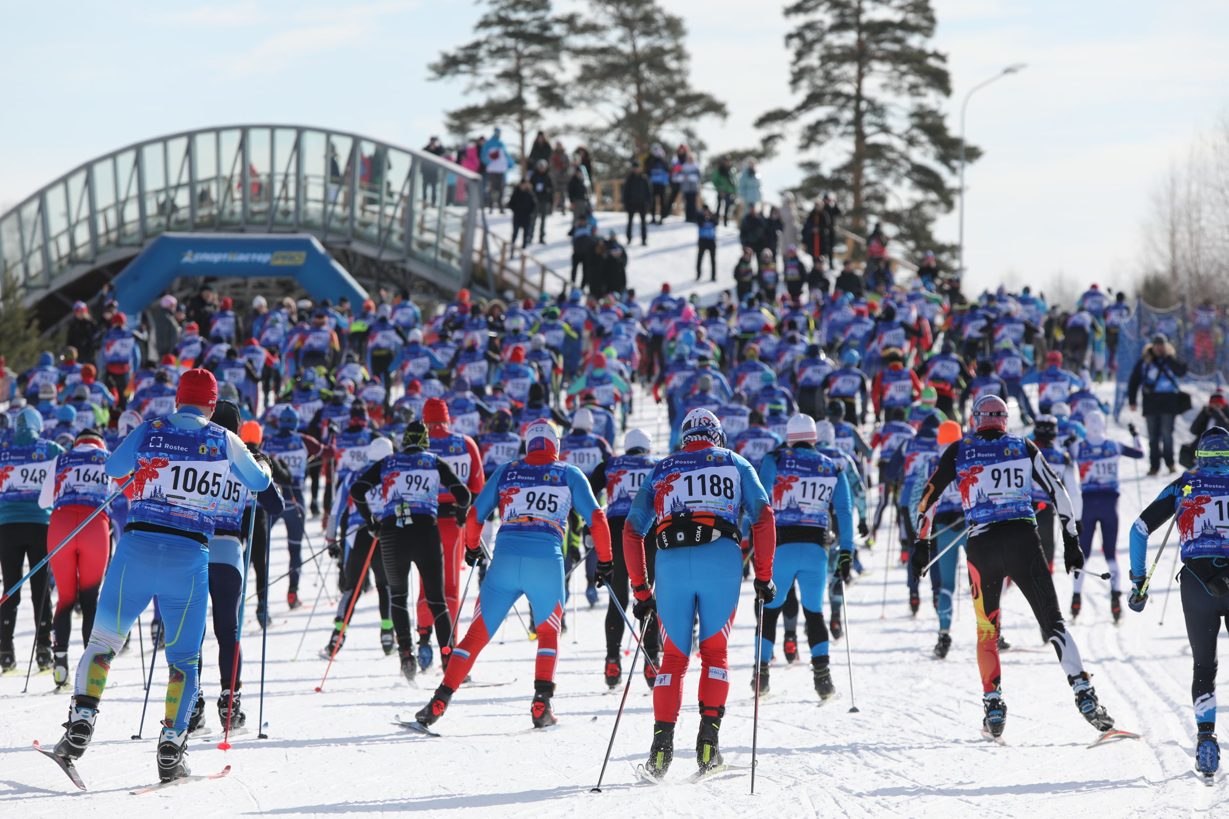 Деминский лыжный марафон побил рекорд по числу участников
