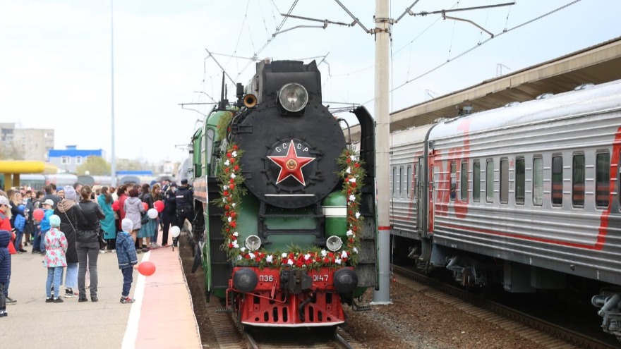 В Ярославль приедет «Поезд Победы» с паровозом и тематическими вагонами