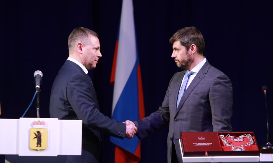 В Рыбинске прошла церемония инаугурации главы города