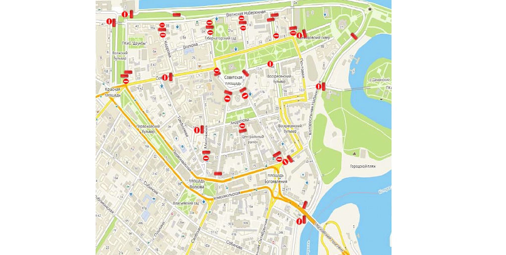 В День России ограничат движение в центре Ярославля